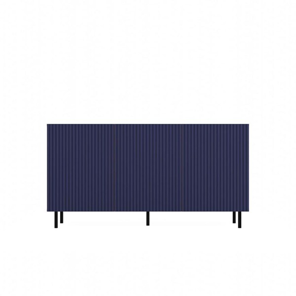 Komoda Kama 3 dveře Slim artisan/tmavě modrá