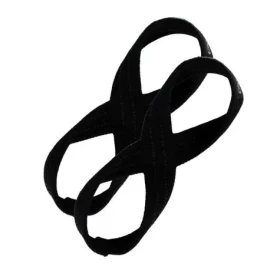 Trhačky Figure 8 Black - GymBeam (S, černá) (73591-4-S)