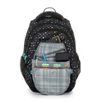 Bagmaster SUPERNOVA 23 A studentský batoh - černo tyrkysový