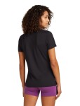 Dámské merino tričko s krátkým rukávem ICEBREAKER Wmns 150 Tech Lite SS Tee Sparkling Sta, Black velikost: S