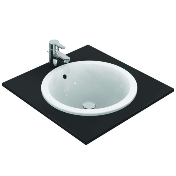 IDEAL STANDARD - Connect Umyvadlo zápustné, průměr 48 cm, s přepadem, bílá E505301