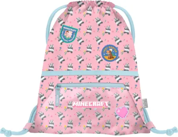 BAAGL Sáček s kapsou Minecraft Panda (A-35979)