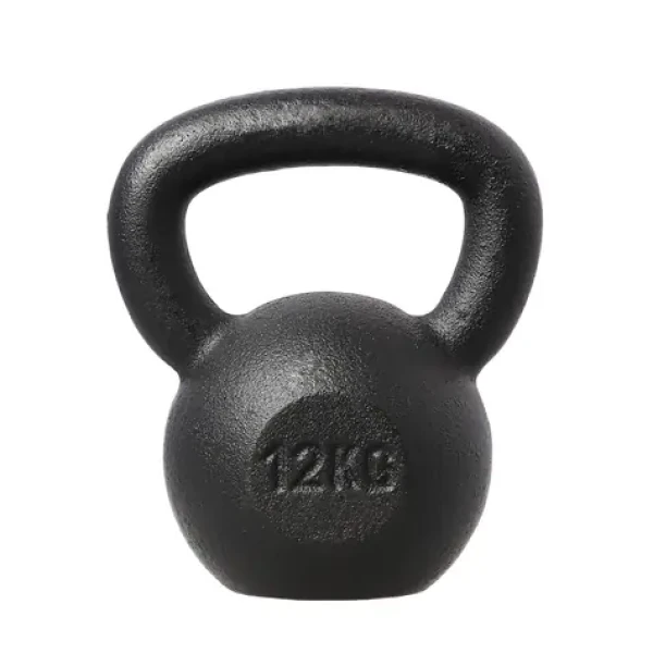 HMS KZG12 Litinový kettlebell 12 kg černý (5907695517804)