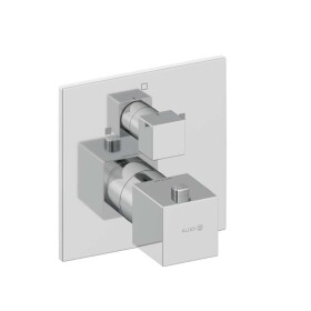 KLUDI - Decus Termostatická baterie pod omítku, pro 2 spotřebiče, chrom 548100575