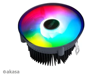 Akasa AK-CC1106HP01 Vegas Chroma AM / Chladič CPU / pro AMD AM4, AM3+ / 120 mm / ARGB / PWM (AK-CC1106HP01)