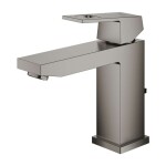GROHE - Eurocube Umyvadlová baterie s výpustí, kartáčovaný Hard Graphite 23445AL0