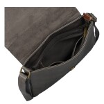 Trendy dámská koženková crossbody kabelka Mitta, šedá