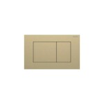 GEBERIT - Sigma40 Ovládání splachování, easy to clean, kartáčovaná mosaz 115.629.QF.1
