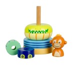 Orange Tree Toys Dřevěná skládací věž - Džungle