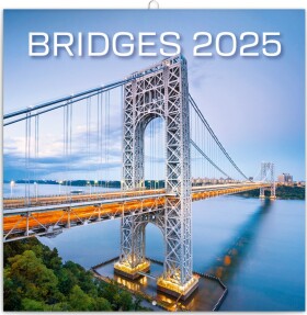 Poznámkový kalendář Mosty 2025, 30 30 cm