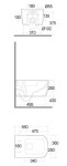 KLUDI - Resa S Závěsné WC, Rimless, Spiralflush, lesklá bílá 27WCW0143