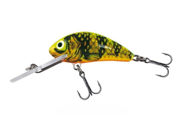Salmo Wobler Hornet Floating Holographic Gold Fluro Perch - 4cm 3,1g,Salmo Wobler Hornet Floating Holographic Gold Fluro Perch - 4cm 3,1g