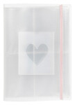 Album na kartičky A5 K-POP s gumou 160 karet