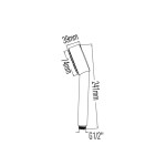 SAPHO - Ruční sprcha, průměr 74, ABS/chrom 1204-41