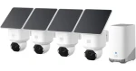 Anker eufy E42 bílá / HomeBase 3 + 4x IP kamera se solárním nabíjením / 360° / noční vidění / microSD / Wi-Fi / 4k (E8173322)