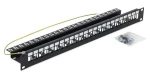 Triton Patch panel 19" modulární / 1U / pro max. 24 keystonů / RAL7035 (RAB-PP-X10-A1)