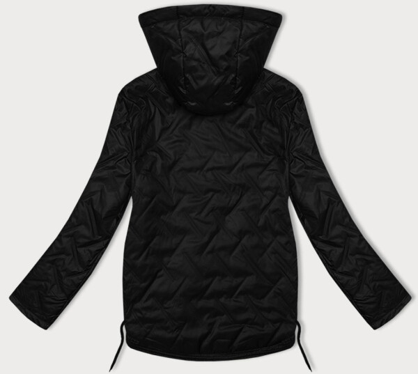 Černá tenká prošívaná plus size bunda S'West (B8361-1) odstíny černé 50