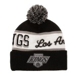 Mitchell & Ness Pánská zimní čepice Los Angeles Kings NHL Block Sweep Pom Knit