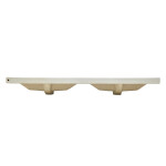 Nábytkové dvojumyvadlo SAT B-Way 121x46 cm dva otvory pro baterii SATBW212046 SATBW212046