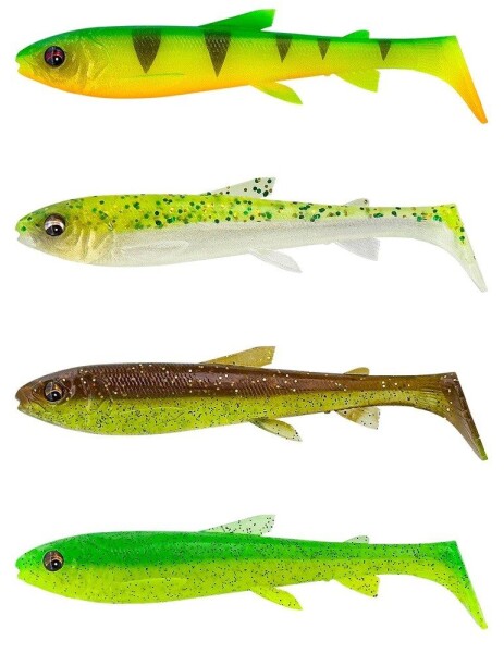 Savage Gear Gumová nástraha 3D Whitefish Shad Dark Water Mix,Savage Gear Gumová nástraha 3D Whitefish Shad Dark Water Mix