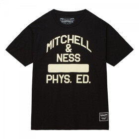 Značkové tričko Mitchell Ness Phys Ed BMTR5545-MNNYYPPPBLCK