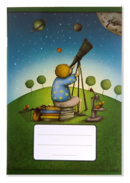 Školní sešit DUHOVÁ KOČKA 545 bezdřevý