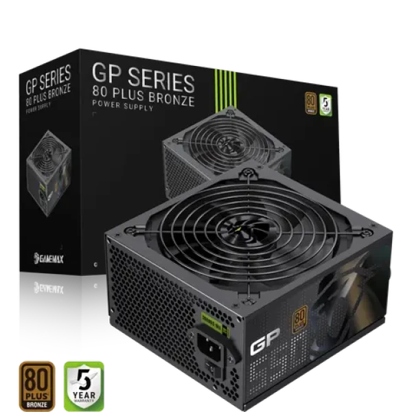 Gamemax GP 550B / Zdroj / 550W / 80PLUS Bronze / ATX / Nemodulární (GP 550B)