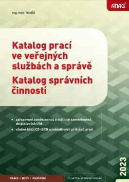 Katalog prací ve veřejných službách správě 2023