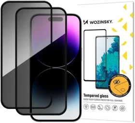 Wozinsky Privacy Glass iPhone 17 Pro Max / Ochranné sklo / Privacy filtr / 2 ks (5907769380204)