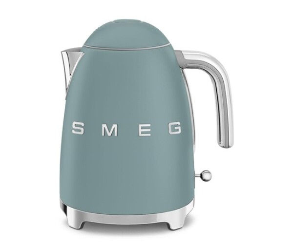 Smeg KLF03EGMEU, rychlovarná konvice, 1,7 l, (7 šálků), 2400 W, styl 50. let, smaragdově zelená