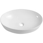 CERANO - Umyvadlo keramické Alesio - na desku - bílá lesklá - 62x42 CER-417176