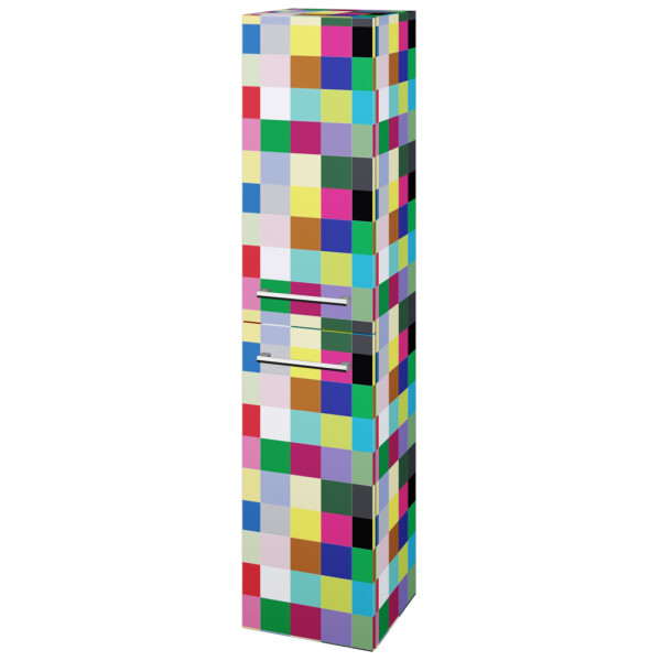 Dřevojas - Vysoká skříň s košem na prádlo DOS SVD2K 35 - Individuální odstín dle RAL/NCS / Úchytka T03 / Individuální odstín dle RAL/NCS / Pravé 210649CP