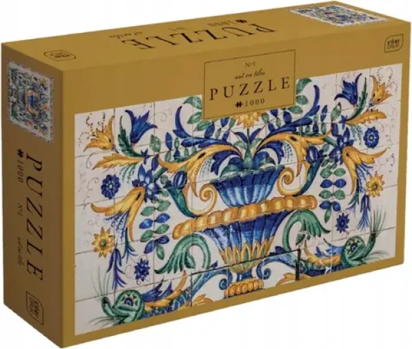 INTERDRUK Puzzle Art on Tiles 1: Kytice na podstavci
