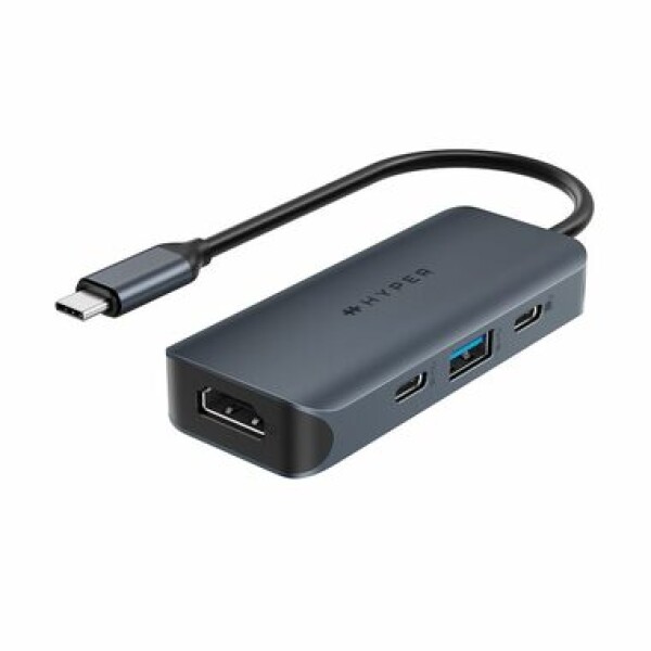 Hyper EcoSmart Gen.2 USB-C Hub 4v1 černá / USB-C / USB-A / HDMI 4K 60 Hz (HY-HD4001GL)