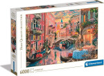 Puzzle 6000 dílků Západ slunce v Benátkách - Clementoni