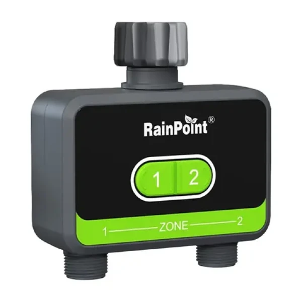 RainPoint Dvouzónový ovladač zavlažování s aplikací (HTV210B + HWG009WB)