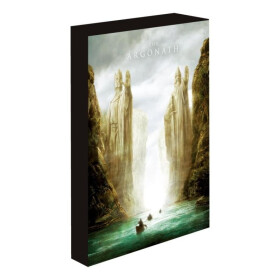 Obraz LED svítící 3D Pán Prstenu - Argonath, 30x40 cm - EPEE Merch - Red Robin