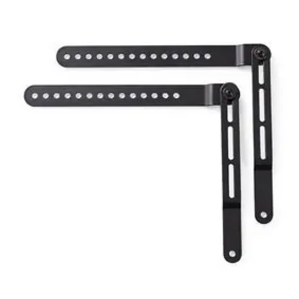 Nedis držák Soundbaru černá / Kompatibilní s: Univerzální / Připojený k TV / 10 kg / Otočný / Ocel (SBMT10BK)