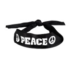 Čelenka hippie s nápisem Peace