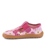 Dívčí plátěné barefoot přezůvky CANVAS T-BAR FLOWERS Froddo G1700439-4 - 31