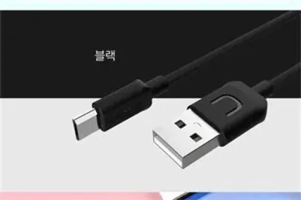 USAMS SJ098 U Turn Datový Kabel microUSB 1m černá (8595642252860)