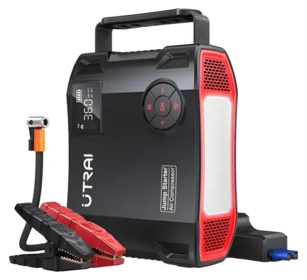 Utrai JS5 / Startovací zdroj s kompresorem / 12V / 1600 A / 150 PSI / powerbanka 27 000 mAh (CEP3009)