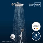 GROHE - QuickFix Start Sprchový set pod omítku, průměr 25 cm, 2 proudy, chrom 25292000