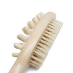 Masážní kartáč oboustranný s rukojetí