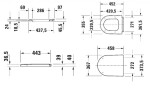 DURAVIT - ME by Starck WC sedátko, SoftClose, matná bílá 0020093200