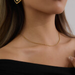 ELENYS Petite Chain – pozlacený náhrdelník 18K žluté zlato Délka: 40+5 cm / max. 45 cm