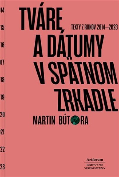 Tváre a dátumy v spätnom zrkadle - Texty z rokov 2014-2023 - Martin Bútora