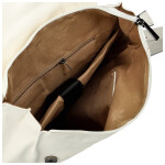 Trendy dámský koženkový kabelko-batoh Vexen, bílý