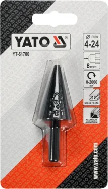 YATO Hrotová rašple na kov / Rašpla / O 4-24 mm / stopka 8 mm / HSS (YT-61700)