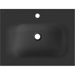 MEXEN - Vela umyvadlo zapuštěné do desky 61 x 46,5, černá mat 25236071